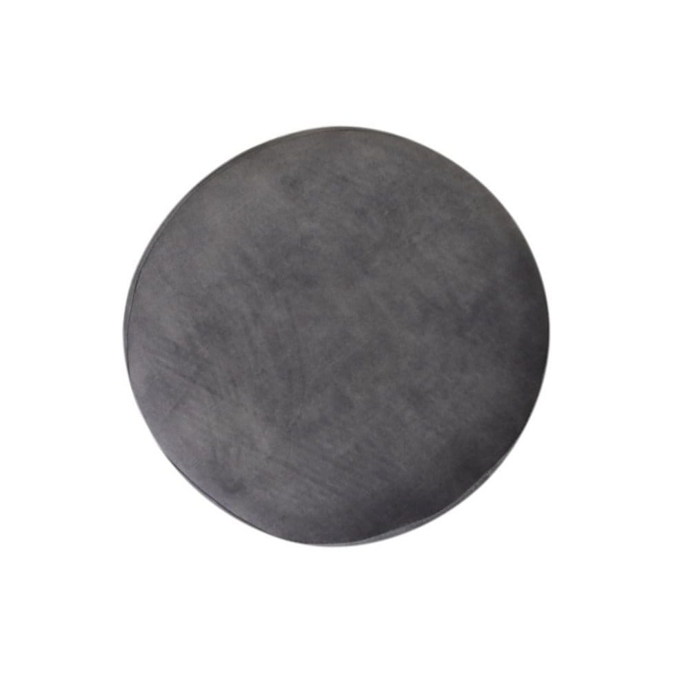 Anneaux Poof - 45x45x40 - Gris dauphin - Adore 180 - Velours