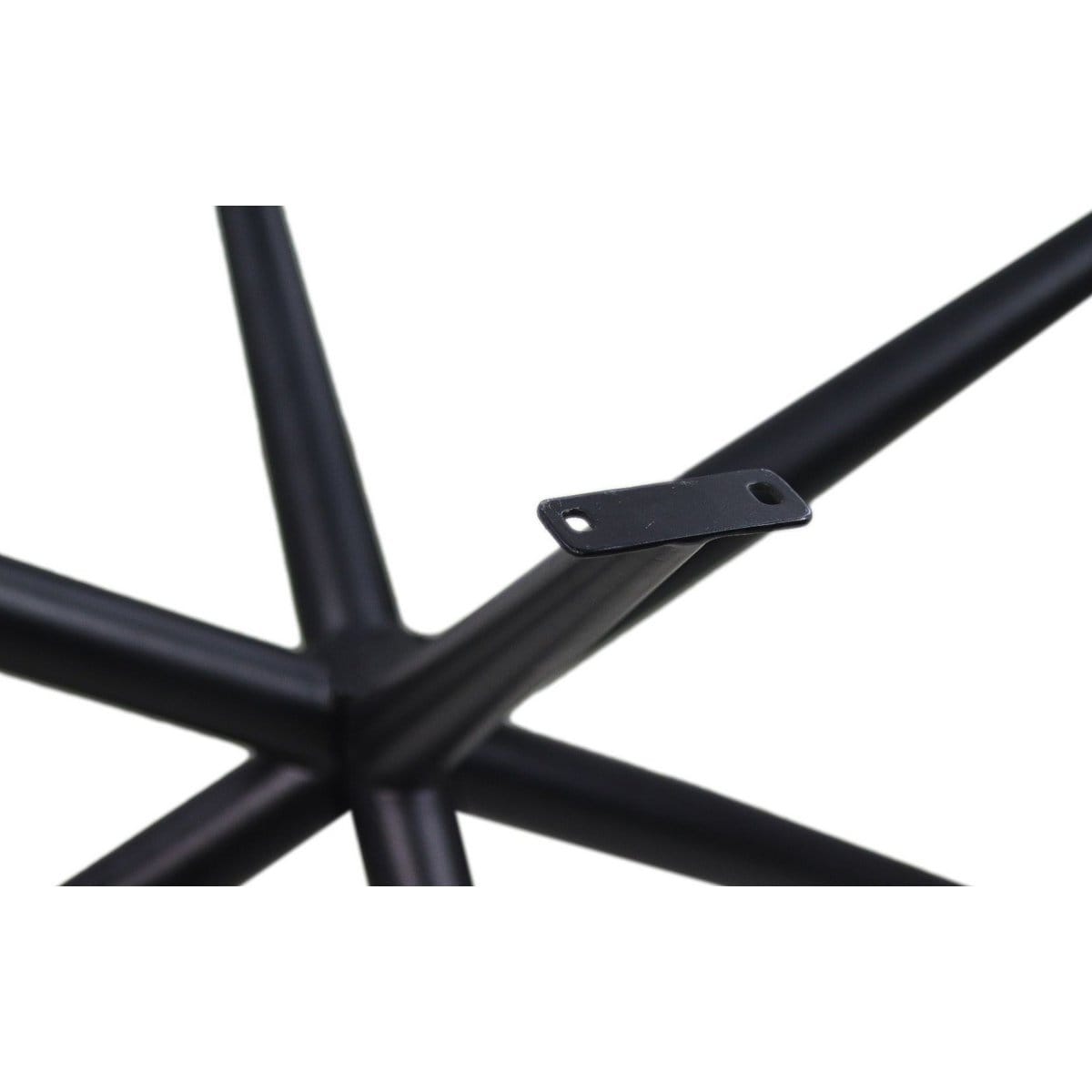Base de table Spider Oakland -130x90x72 (65x65mm) - Noir - Métal