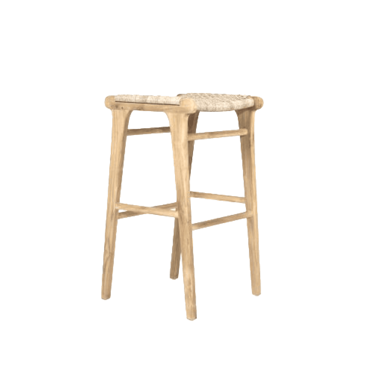 Collection HSM-Barstoel Flow-45x43x66-Naturel-Teck