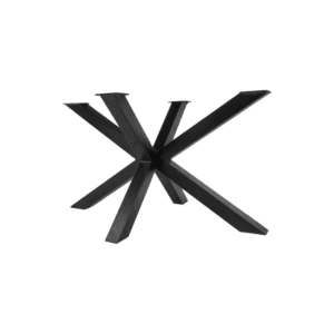 Collection HSM-Base de table Spider Oakland-130x90x72 (75x75mm)-Noir-Métal -