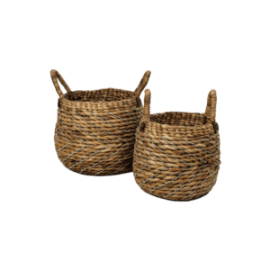 Collection HSM-Mandenset S/2-ø40x42/ø30x36-Naturel-Waterhyacint -