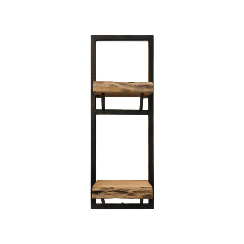 Collection HSM-Niveaux des planches à plat Live Edge -25x22x70-Naturel/Zwart-Acacia/Metaal
