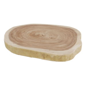 Collection HSM-Table basse ronde Disque d'arbre-ø100x10-Naturel-Munggur -