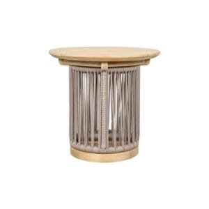 Collection HSM-Table d'appoint Moss-45x48x48-Naturel/Brun-Teck - Indoor