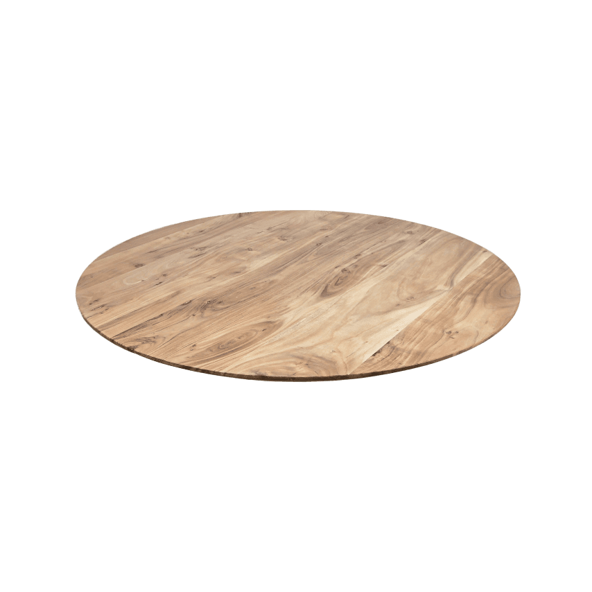 Collection HSM-Table ronde Zurich-ø100x3.8-Naturel-Acacia