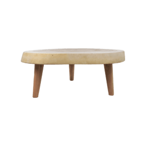 HSM Collection-Tree Disc Coffee Table-80x80x45-Natural-Munggur -