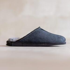 Chaussons en peau d'agneau - Gris - Taille 47 - Chaussons en peau d'agneau - Gris - Taille 47 -