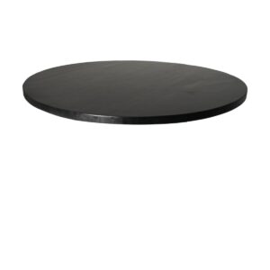 Plateau de table rond - ø140x3.8 - Noir - Mangowood -