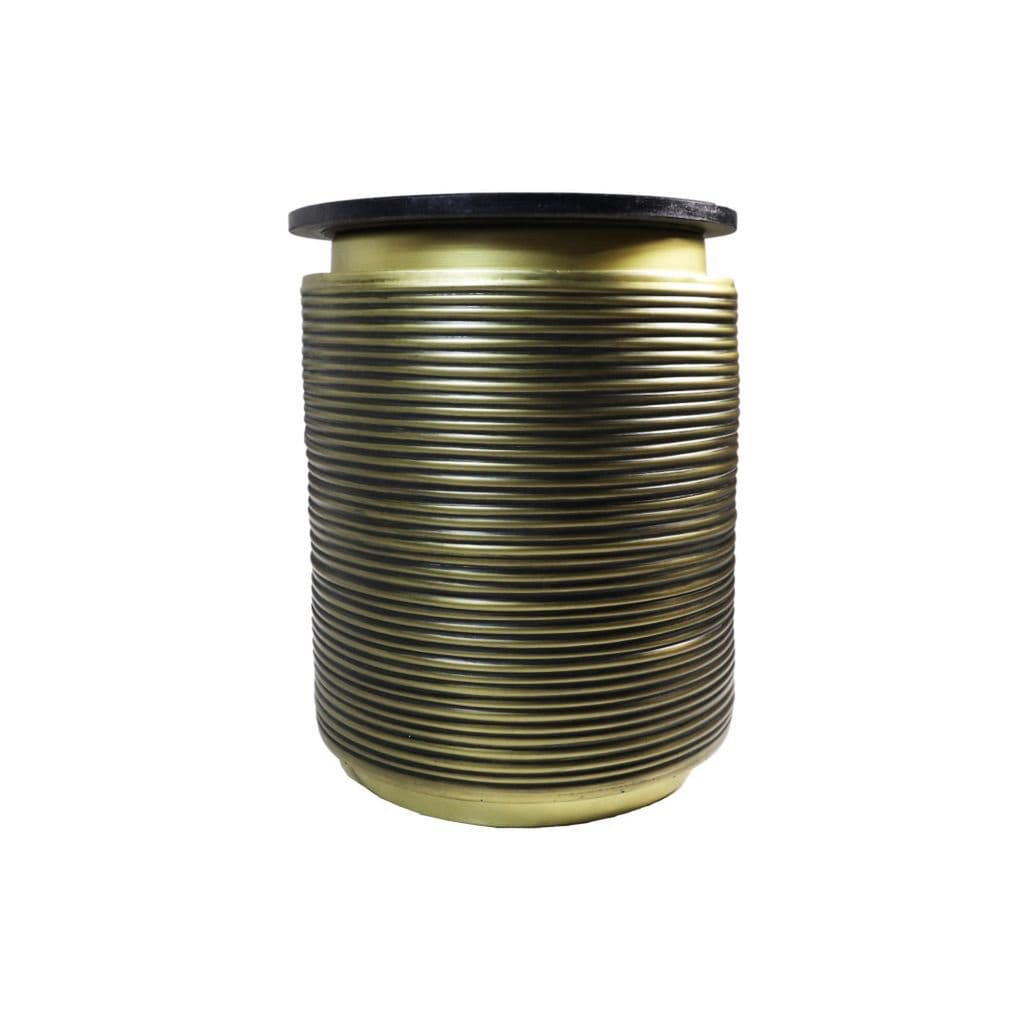 Table d'appoint Marbre - ø41x53 - Noir/Or - Marbre/métal