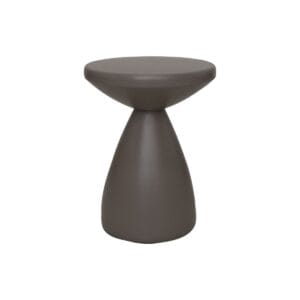 Table d'appoint ronde - ø36x48 - Gris chaud - métal - Table d'appoint ronde - ø36x48 - Gris chaud - métal -