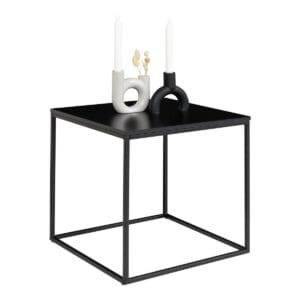 Vita Sidetable - Noir, acier, 45x45x45 cm -